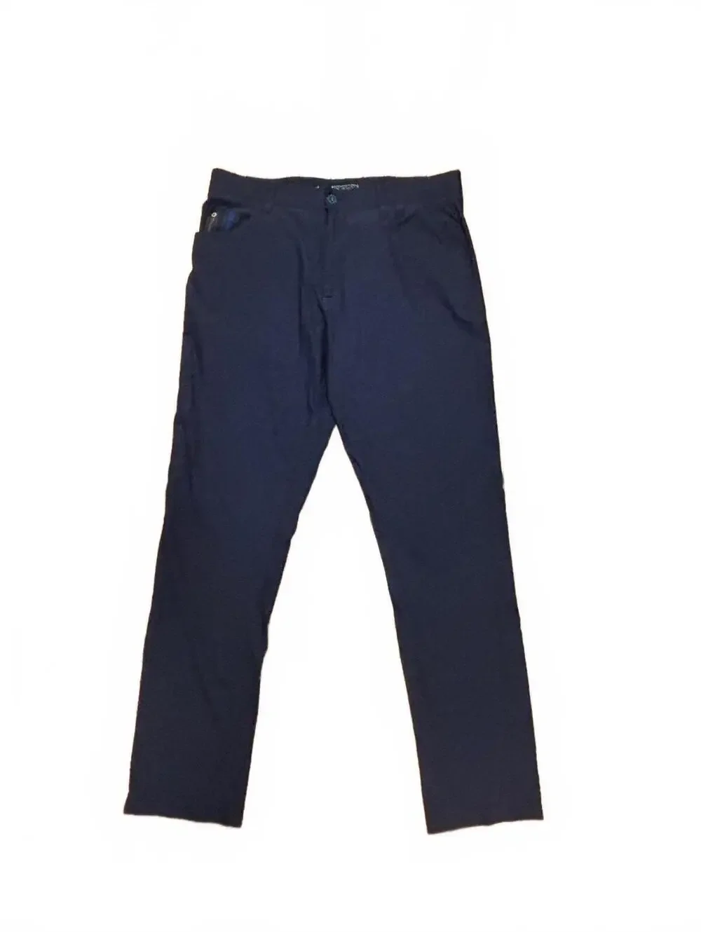 William Murray Men's Straight Fit Navy Blue Pants Size 36